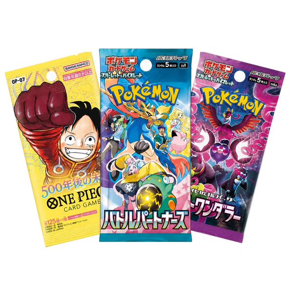 Pack Mix 3 Sobres — Pokémon + One Piece Japonés